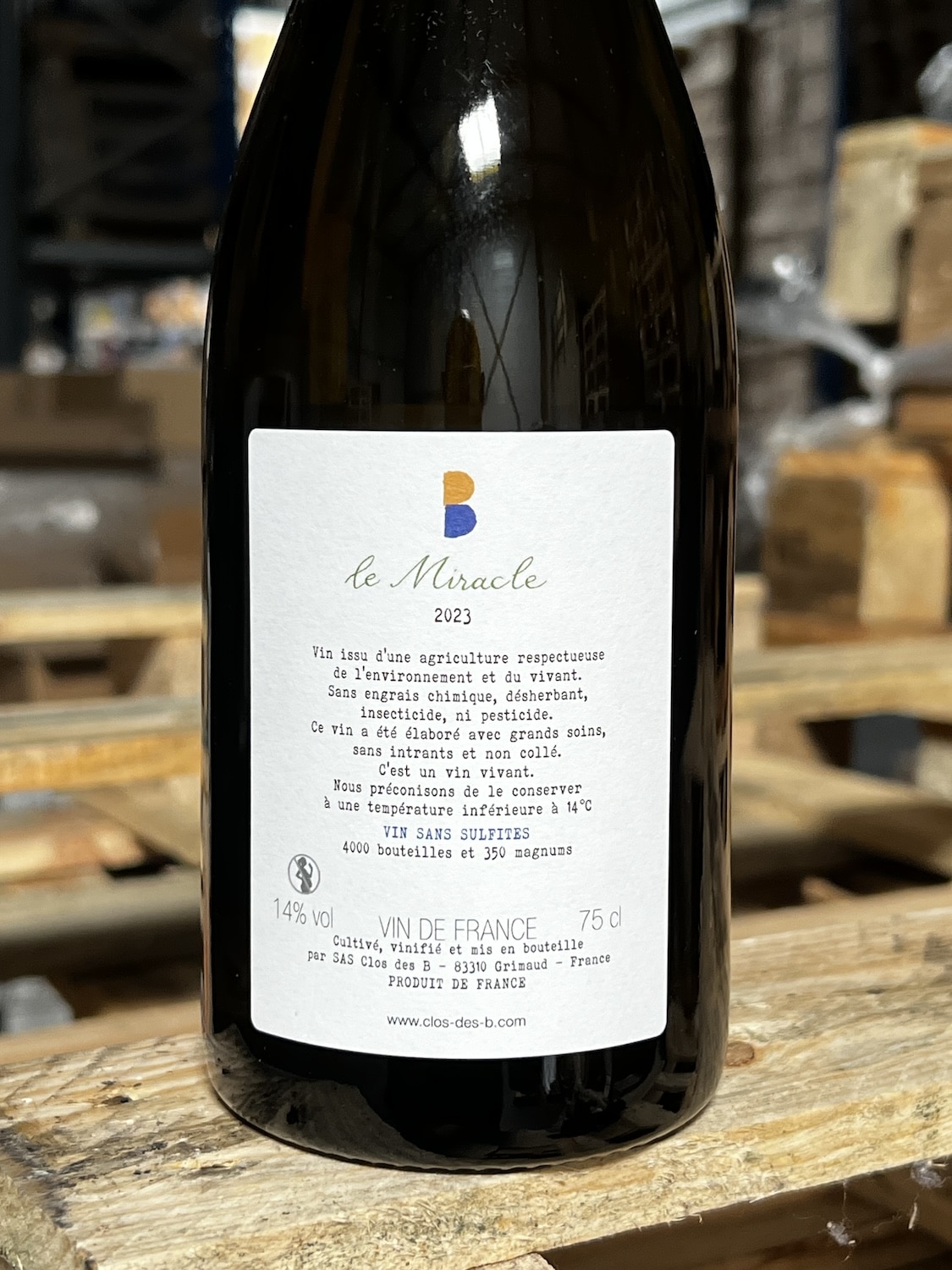 Clos des B Le Miracle 2023