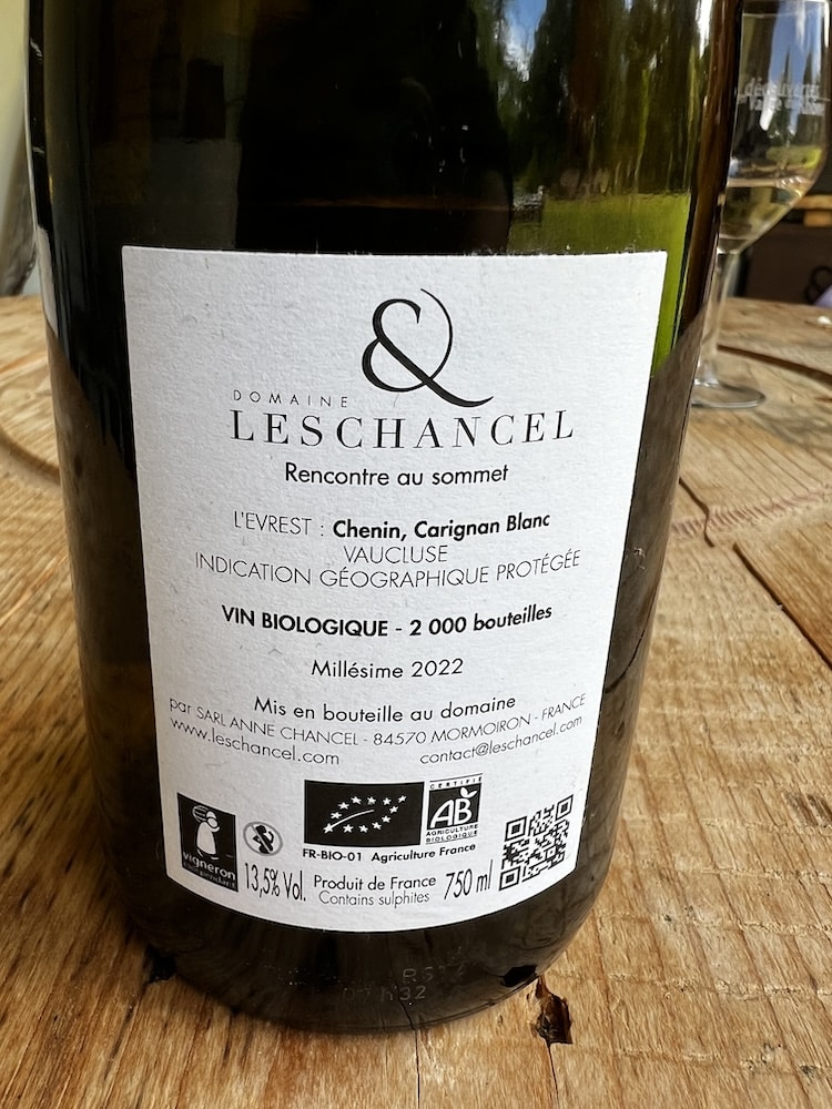 Domaine LES CHANCEL L'EVREST 2022