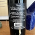 CHÂTEAU LA CHAPELLE LESCOURS ST EMILION GC 2018